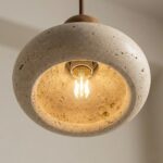 Suspension wabi sabi pierre bois galet 6