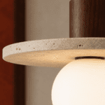 Suspension wabi sabi pierre naturelle globe – Image 7