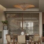 Grand plafonnier osier – Image 12