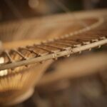 Grand plafonnier osier – Image 10