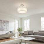 Grand plafonnier tissu design – Image 3