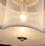 Grand plafonnier tissu design – Image 4