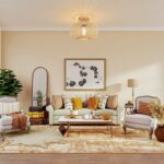 Lampe plafonnier bambou vietnam – Image 2