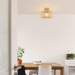 Lampe plafonnier bambou vietnam – Image 4