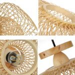 Lampe plafonnier bambou vietnam – Image 9