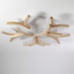 Luminaire plafonnier bois italien – Image 4
