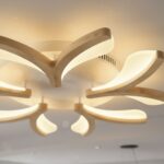Luminaire plafonnier bois italien – Image 8