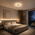 Luminaire plafonnier bois italien – Image 2