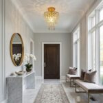 Luminaire plafonnier laiton strass – Image 3