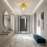 Luminaire plafonnier laiton strass – Image 5