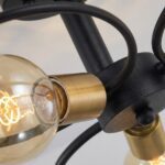 Lustre plafonnier 3 lampes en aluminium – Image 8