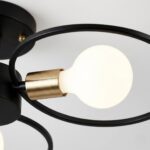 Lustre plafonnier 3 lampes en aluminium – Image 7