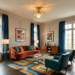 Lustre plafonnier vintage