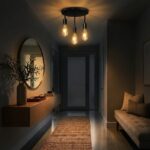 Plafonnier 3 lampes e27