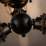 Plafonnier 3 lampes industriel – Image 10