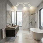 Plafonnier 3 lampes salle de bain – Image 2