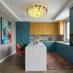 Plafonnier ancien verre vintage – Image 6