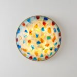 Plafonnier ancien verre vintage – Image 2