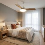 Plafonnier avec ventilateur 3 palmes – Image 3