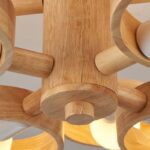 Plafonnier bois scandinave – Image 3
