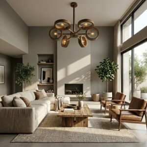 Plafonnier bois scandinave 8