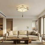 Plafonnier carré en tissu – Image 2