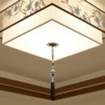 Plafonnier carré en tissu – Image 8