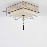 Plafonnier carré en tissu – Image 4