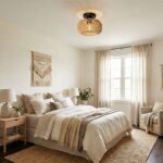 Plafonnier chambre osier – Image 2