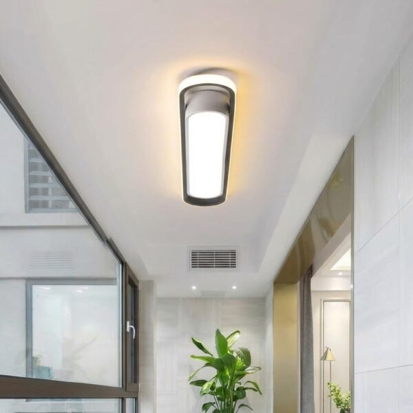 Plafonnier couloir design long