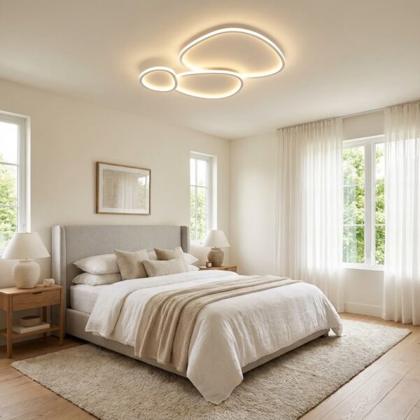 Plafonnier design scandinave led moderne