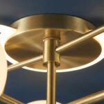 Plafonnier doré design – Image 9