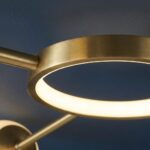 Plafonnier doré design – Image 8