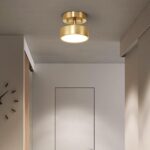 Plafonnier en laiton rond – Image 3