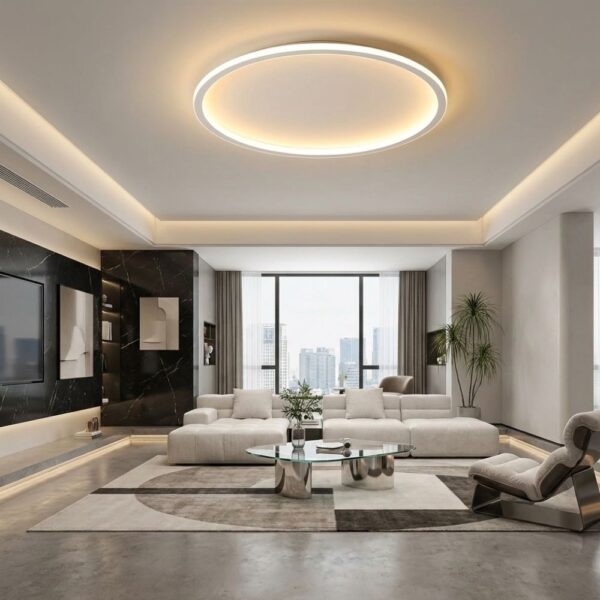 Plafonnier extra plat design