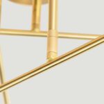 Plafonnier laiton doré – Image 9