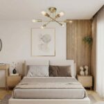 Plafonnier laiton doré – Image 4