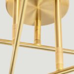 Plafonnier laiton doré – Image 6