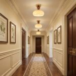 Plafonnier laiton vintage – Image 4