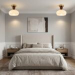 Plafonnier laiton vintage – Image 3