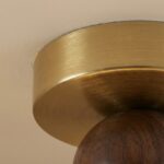 Plafonnier laiton vintage – Image 6