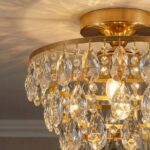 Plafonnier pampilles cristal – Image 7