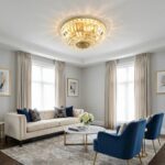 Plafonnier pampilles cristal ancien – Image 7