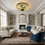 Plafonnier pampilles cristal ancien – Image 4