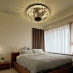 Plafonnier pampilles cristal ancien – Image 9