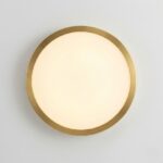 Plafonnier rond doré – Image 3