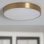 Plafonnier rond doré – Image 6