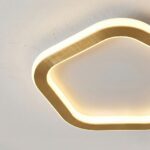 Plafonnier salle de bain doré – Image 9