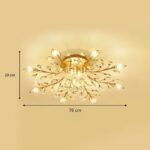 Plafonnier salon fleurs – Image 4