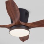 Plafonnier ventilateur bois – Image 3